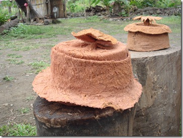 造型獨特的樹皮帽